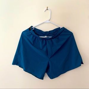 Lululemon Surge 5” Inseam Blue/Green Running Shorts